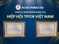 Dược phẩm Á Âu và TGĐ Nguyễn Văn Luận vinh dự nhận bằng khen của Hiệp hội Thực phẩm chức năng Việt Nam